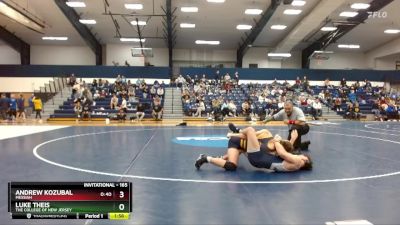 165 lbs Cons. Round 4 - Andrew Kozubal, Messiah vs Luke Theis, The College Of New Jersey
