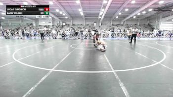 112 lbs Rr Rnd 2 - Lucas Gingrich, Funk University vs Zach Wilson, Indiana Outlaws Silver