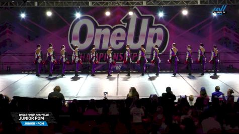 Dance Mania Nashville - Junior Pom [2025 Junior - Pom Day 3] 2025 One Up Grand Nationals