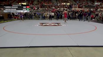 215 lbs Champ. Round 1 - Ashton Moore, Louisburg Hs vs Gabrial Johnson, Hiawatha Hs