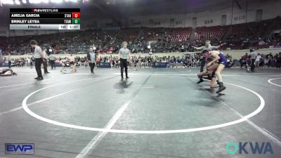 74 lbs Final - Amelia Garcia, Standfast vs Brinley Leyba, Team Tulsa Wrestling Club