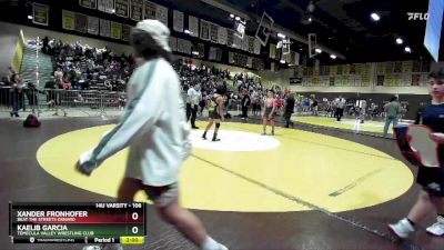 106 lbs Cons. Round 3 - Xander Fronhofer, Beat The Streets Oxnard vs Kaelib Garcia, Temecula Valley Wrestling Club