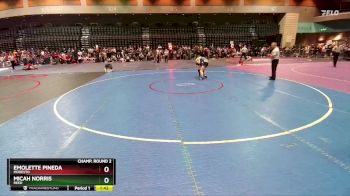 100 lbs Champ. Round 2 - Micah Norris, Reed vs Emolette Pineda, Modesto