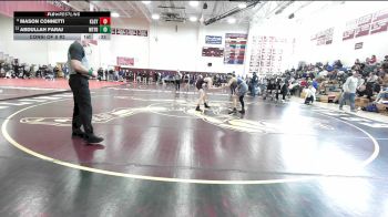 126 lbs Consi Of 8 #2 - Mason Connetti, Killingly vs Abdullah Faraj, Waterford