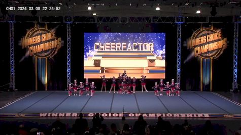 CheerFactor - Day 1 [2024 Allure Level 2.2 Youth D1 Allure] 2024 Winner's Choice Championships - Mohegan Sun