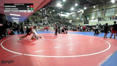 138 lbs Cons. Round 3 - Carter Jackson, BISHOP KELLEY vs Easton Peace, BARTLESVILLE