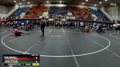 175 lbs Quarterfinal - Mac Ridgely, Calvert Hall College vs Norm Taylor, Calvert Hall College