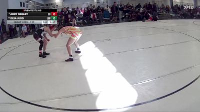 117 lbs Champ. Round 2 - Deja Judd, LGW vs Abby Negley, Cozad Girls