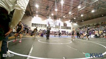100-105 lbs Final - Dayton Garris, Mannford Pirate Youth Wrestling vs Brylan Mcgonigal, Cleveland Takedown