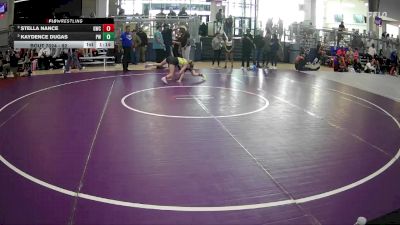 92 lbs Round 1 - Kaydence Dugas, Predator Wrestling vs Stella Nance, G580 Wrestling Club