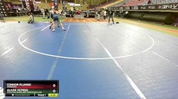 190 lbs Cons. Semi - Connor Plumski, Minnesota vs Oliver McPeek, Stockton Renegades Wrestling Club