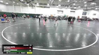 125 lbs Champ. Round 1 - Shane Corrigan, UW-Parkside vs Nathan Smith, Indianapolis