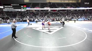 I-285 lbs Quarterfinal - Mike Welsh, Frontier vs Mason Naple, Victor