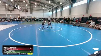 75 lbs Champ. Round 2 - Abigail Pitzele, Grapevine Wrestling Club vs Kayla Rivera, El Paso Supers Wrestling Club