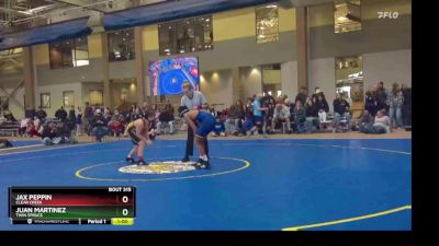 98-106 lbs Round 1 - Jax Peppin, Clear Creek vs Juan Martinez, Twin Spruce