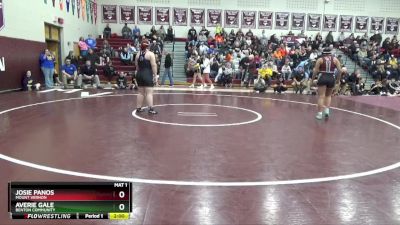 235 lbs Semifinal - Averie Gale, Benton Community vs Josie Panos, Mount Vernon