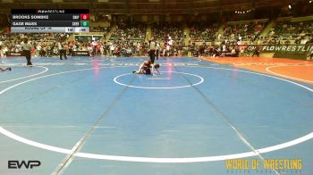 52 lbs Round Of 16 - Brooks Sombke, Sniper Wrestling Academy vs Gage Mass, Sherman Challengers