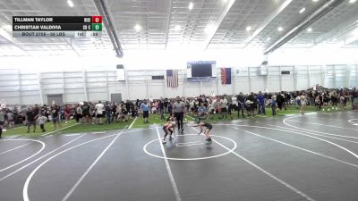 58 lbs Round Of 16 - Tillman Taylor, Rising Sun WC vs Christian Valdivia, So Cal Hammers