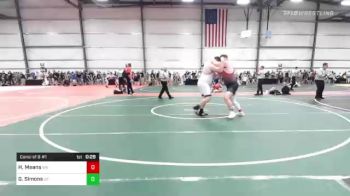 285 lbs Consi Of 8 #1 - Hunter Means, WV vs Gabe Simons, UT