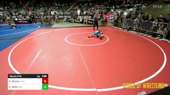 73 lbs Round Of 16 - Graeme Brown, Purler Wrestling, Inc vs Ariah Mills, Roundtree Wrestling Academy