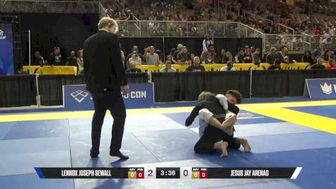 Jesus Jay Arenas vs Lennox Joseph Sewall 2025 Pan Kids Jiu-Jitsu IBJJF Championship