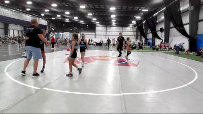 32 kg Quarterfinal - Vitaliana Pitzarella, PA West Pink vs Aubrey Kokinda, Mat Assassins Girls