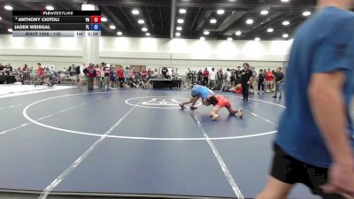 132 lbs 3rd Place Match - Anthony Ciotoli, VA vs Jaden Weisgal, FL