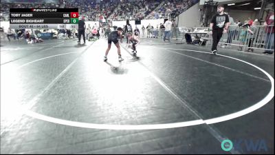64 lbs Consi Of 16 #2 - Toby Jager, Carl Albert vs Legend Bigheart, Sperry Wrestling Club