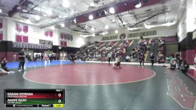 110 lbs Round 2 - Naomi Razo, Victor Valley vs Dasani Estrada, Excelsior Charter