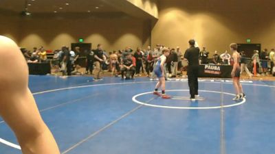 86 lbs Cons. Sub-quarters - Mikey Butler, Frog Empire vs Richard Hoover, South Hills Wrestling Academy