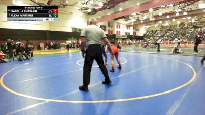 145 lbs Champ. Round 2 - Isabella Chavarin, Ayala vs Alexa Martinez, Fillmore