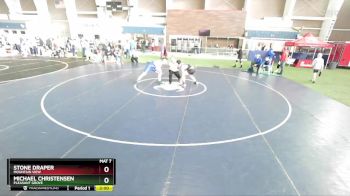 190 lbs Cons. Round 3 - Stone Draper, Mountain View vs Michael Christensen, Pleasant Grove