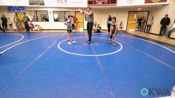 70 lbs Rr Rnd 3 - Reilas Sanchez, Locust Grove Youth Wrestling vs Sailor Smith, Bartlesville Wrestling Club