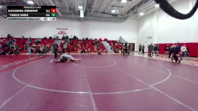 170 lbs Championship Bracket - Parice Jones, Eaglecrest vs Alexandra Zimmerer, Regis Jesuit