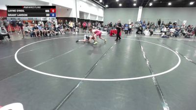 215 lbs Layne O'Neil, Team Michigan - Blue vs Grant Larson, South Dakota Blue