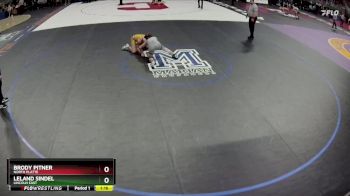 Semifinal - Leland Sindel, Lincoln East vs Brody Pitner, North Platte