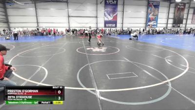 60 lbs Rd# 6- 9:00am Saturday Final Pool - Zeth Dykhouse, Team Michigan vs Preston O`Gorman, Nebraska Elite