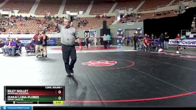 D2-106 lbs Cons. Round 1 - Riley Nollet, Bradshaw Mountain vs Izaiuh Luna-Flores, Sierra Linda HS