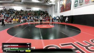 106 lbs Cons. Round 2 - Lorenzo Quintana, Greeley West vs Andrew Pedregon, Skyview