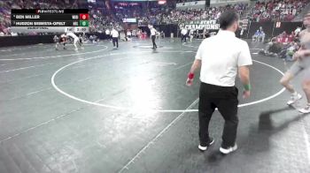 D2-144 lbs Semifinal - Ben Miller, Wittenberg-Birnamwood vs Hudzon Sebesta-Opelt, Neillsville/Greenw./Loyal