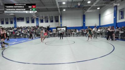 165 lbs Consi Of 8 #2 - Sabrina Dafonseca, Wakefield vs Samantha Wenstrom, King Philip