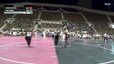 5A 215 lbs Quarterfinal - Jon Creel, Elberta HS vs Aiden Payton, Elmore County School