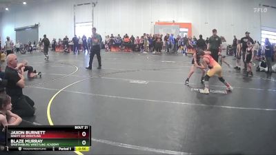 75 lbs Quarterfinal - Blaze Murray, Spartanburg Wrestling Academy vs Jaxon Burnett, Ninety Six Wrestling