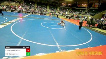 46 lbs Quarterfinal - Kinsley Kothenbeutel, Pine Island vs Preston O`Gorman, Nebraska Elite