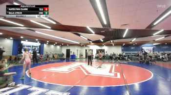 90 lbs Round 3 - Katelynn Clark, Team Real Life Wrestling vs Ella Lynch, 208 Badgers Wrestling Club