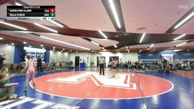90 lbs Round 3 - Katelynn Clark, Team Real Life Wrestling vs Ella Lynch, 208 Badgers Wrestling Club