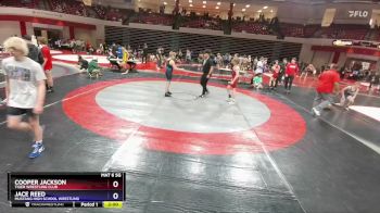 120 lbs Cons. Semi - Cooper Jackson, Tiger Wrestling Club vs Jace Reed, Mustang High School Wrestling
