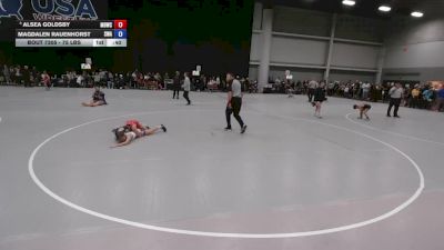 75 lbs Champ. Rd Of 32 - Magdalen Rauenhorst, Summit Wrestling Academy vs Alsea Goldsby, Mat Demon Wrestling Club