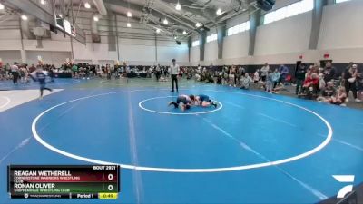 83 lbs Cons. Round 3 - Reagan Wetherell, Cornerstone Warriors Wrestling Club vs Ronan Oliver, Stephenville Wrestling Club