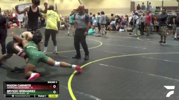 150 lbs Round 3 (6 Team) - Mason Carnrite, Aggression Legionaries vs Bryson Hernandez, Team Gotcha Black